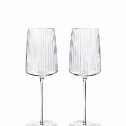 Gift set of two Riesling wine glasses