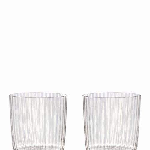 Gift set of two water tumblers